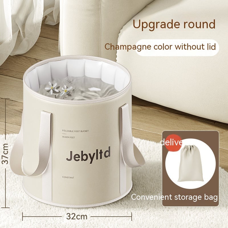 Portable High Depth Folding Foot Bath Bag for Home