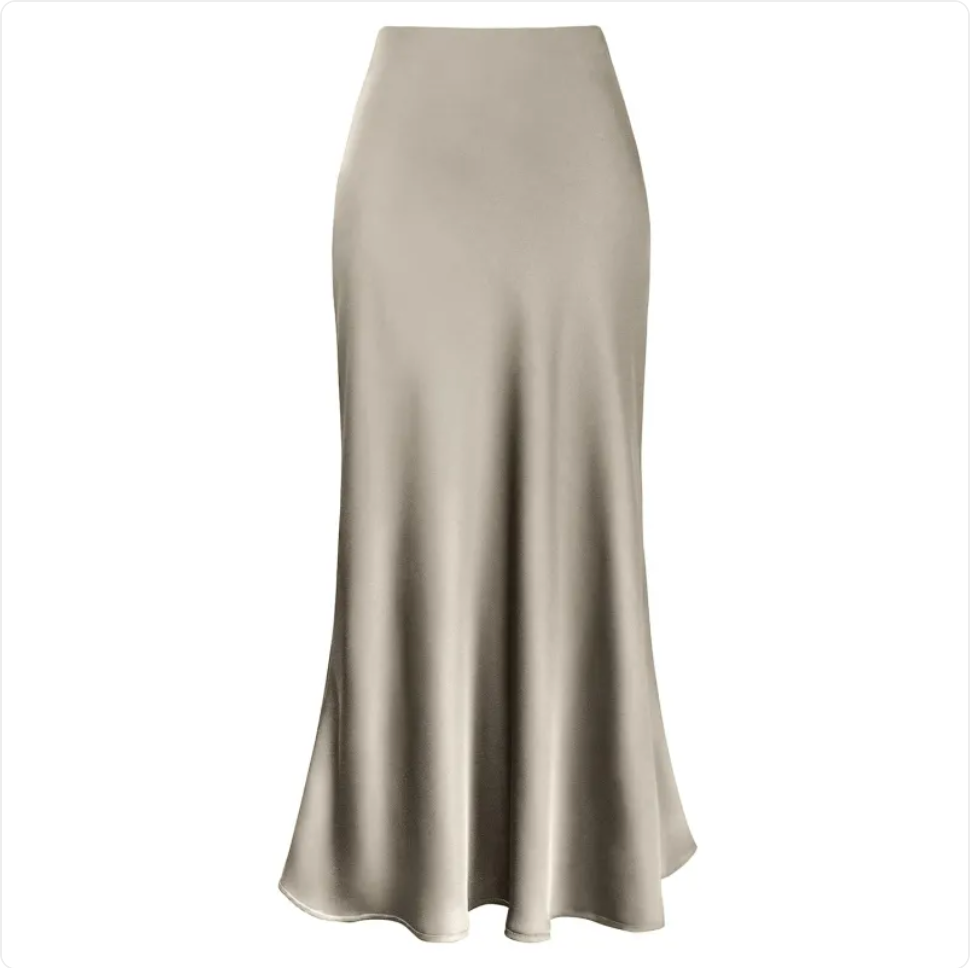 High Waist Fishtail Skirt