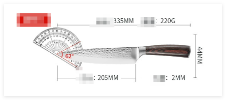 Handcrafted Damascus Chef Knife for Home Use
