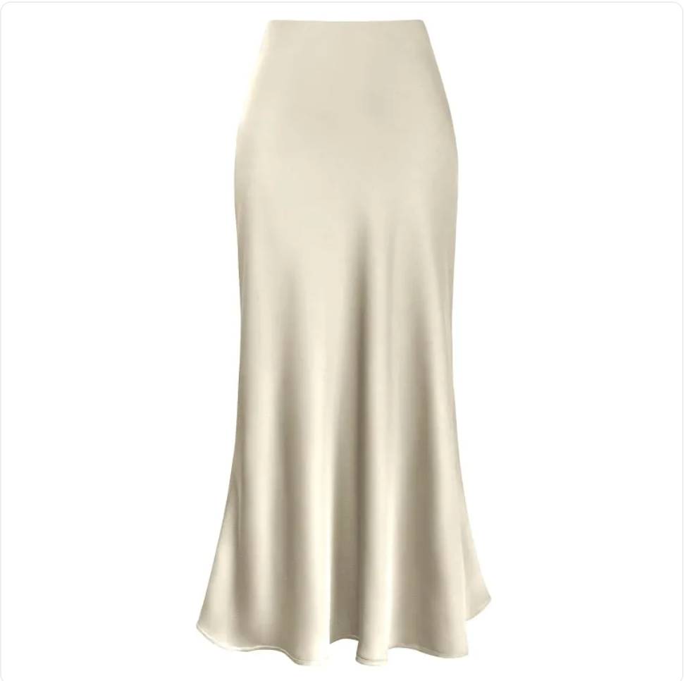 High Waist Fishtail Skirt
