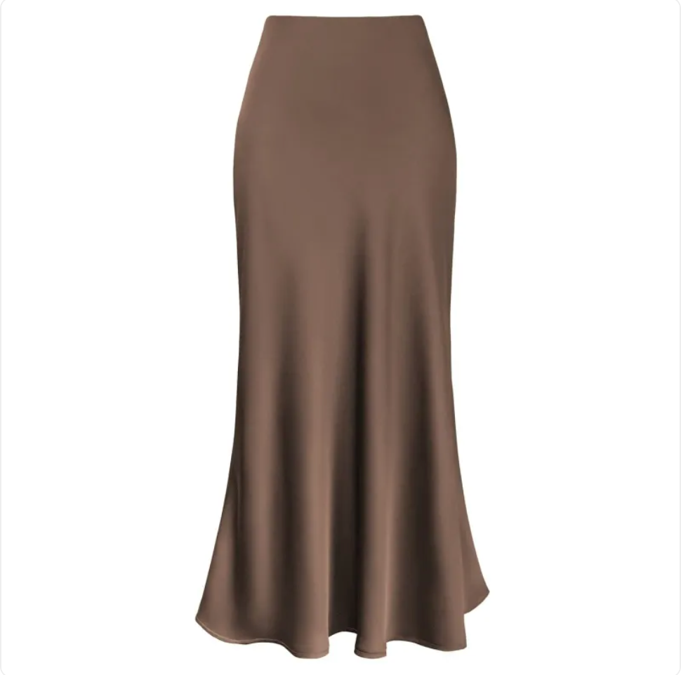 High Waist Fishtail Skirt