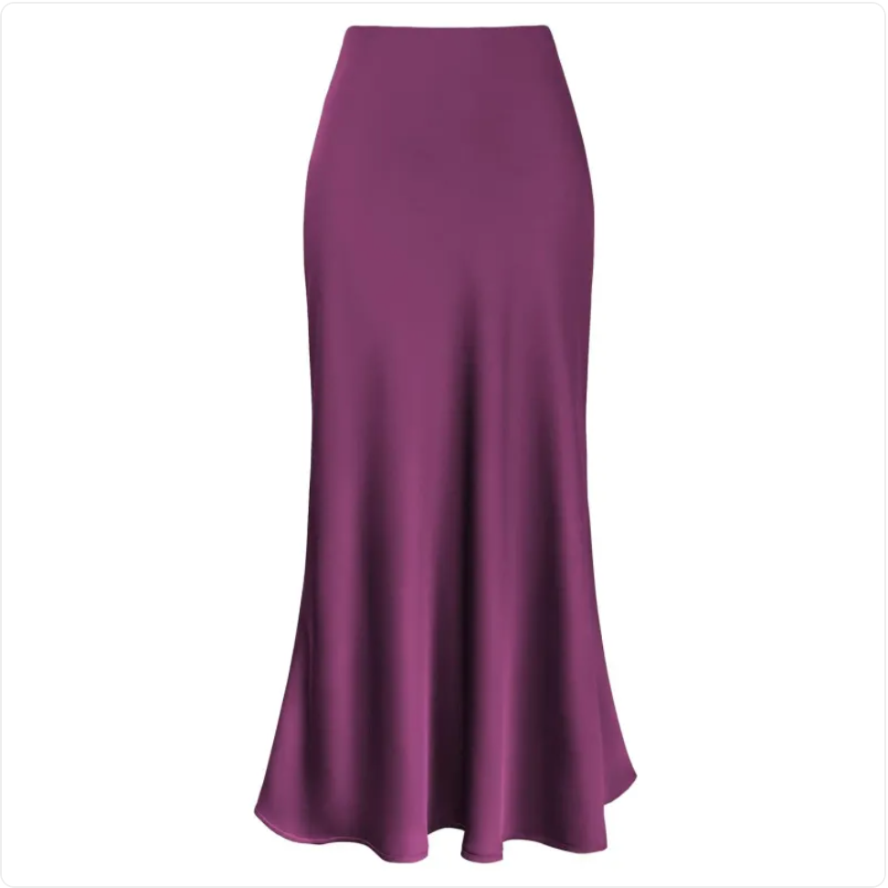 High Waist Fishtail Skirt