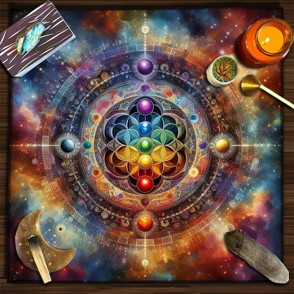 Geometric Tarot Tablecloth