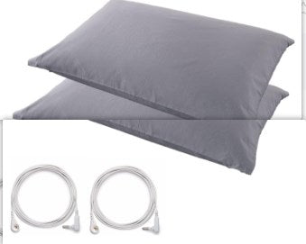 Grounding Pillowcase with Silver Fiber Antibacterial Fabric