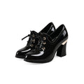 Chunky Heeled Martin Boots for Women - Versatile Style
