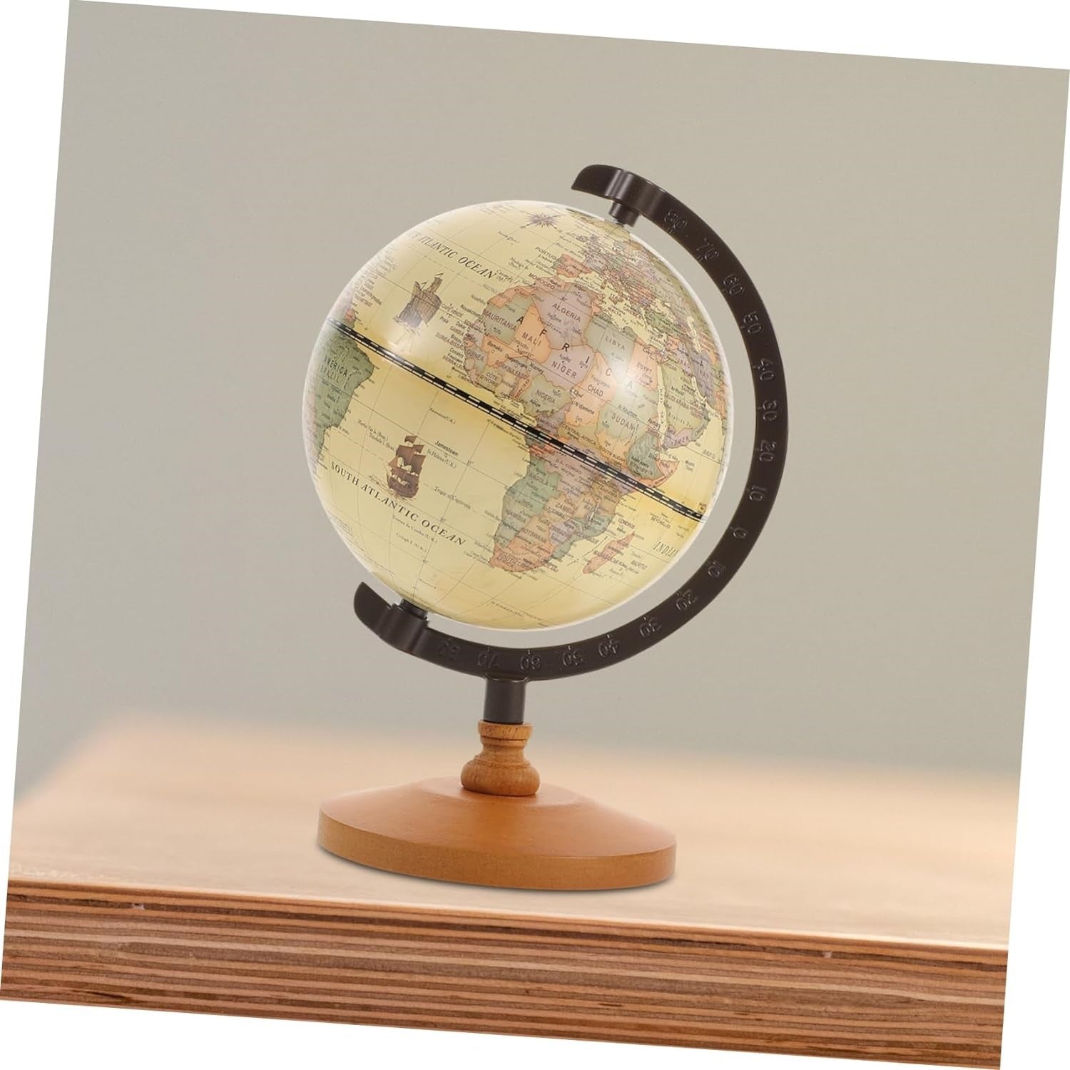 Vintage European Style Globe Office Decor Piece