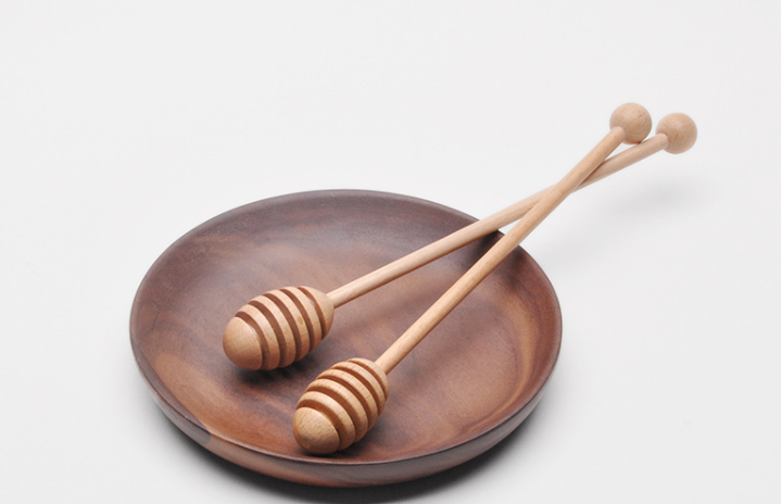 Long Handle Honey Coffee Stirring Stick, Wooden Tool