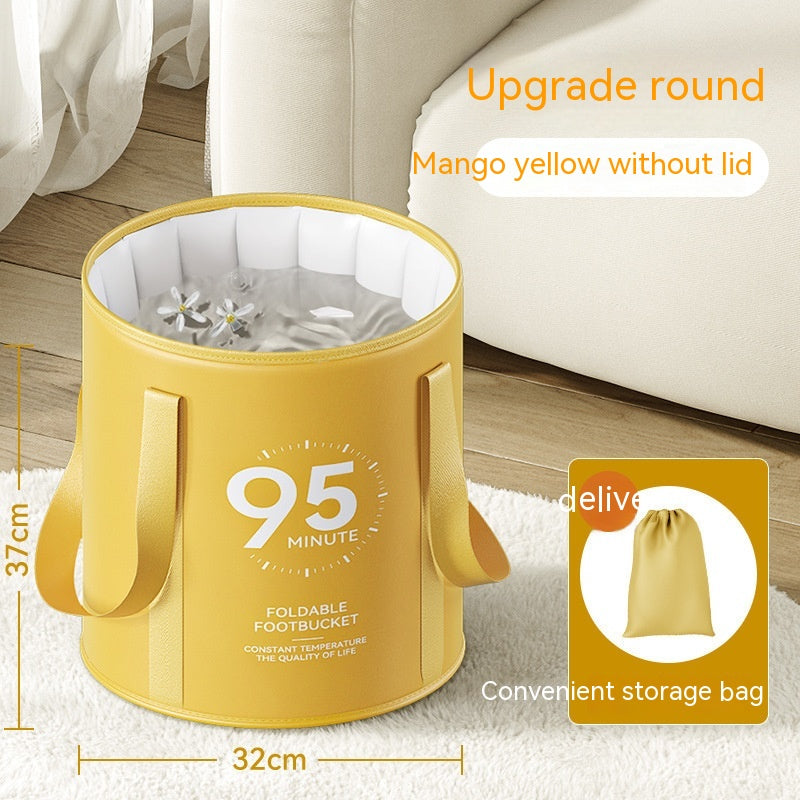 Portable High Depth Folding Foot Bath Bag for Home