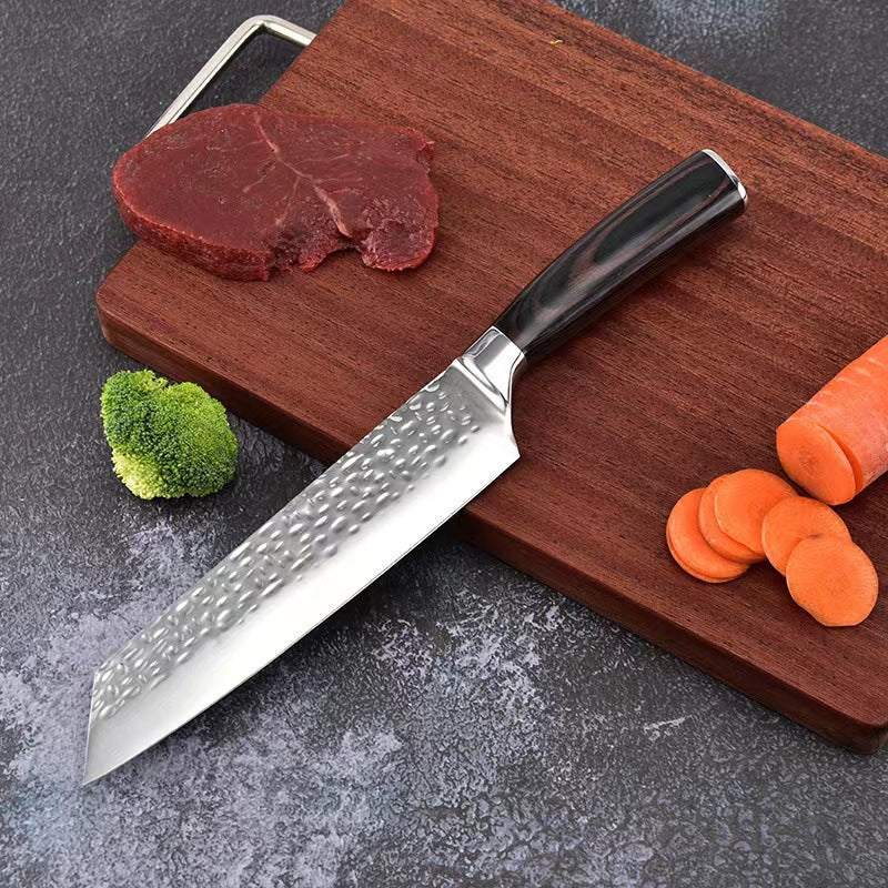 Handcrafted Damascus Chef Knife for Home Use