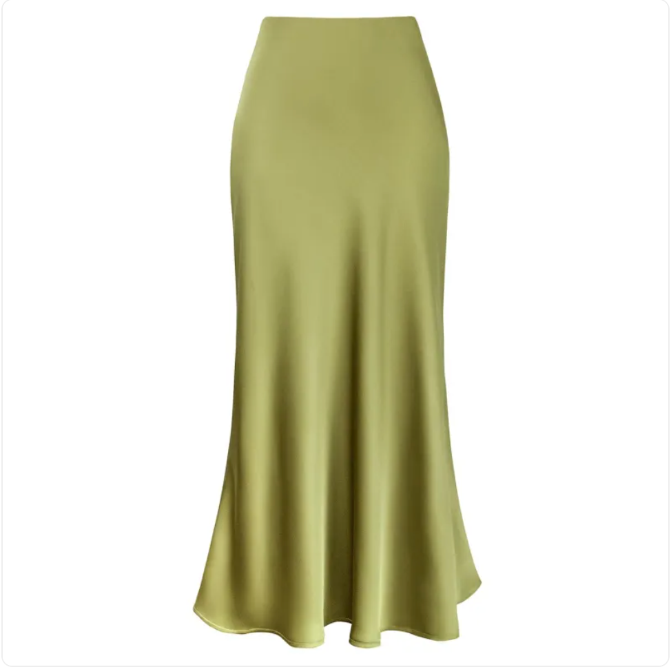 High Waist Fishtail Skirt