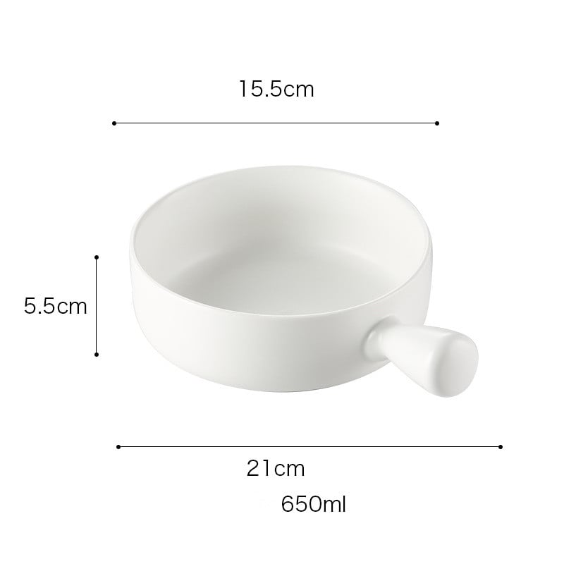 Nordic Style Round Baking Pan for Modern Kitchens