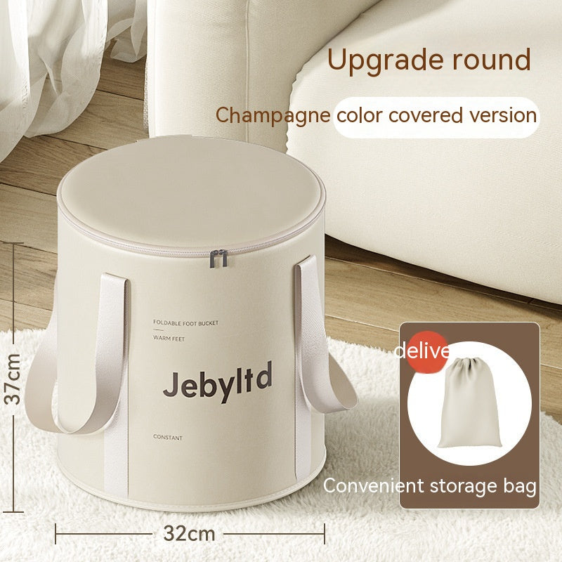 Portable High Depth Folding Foot Bath Bag for Home